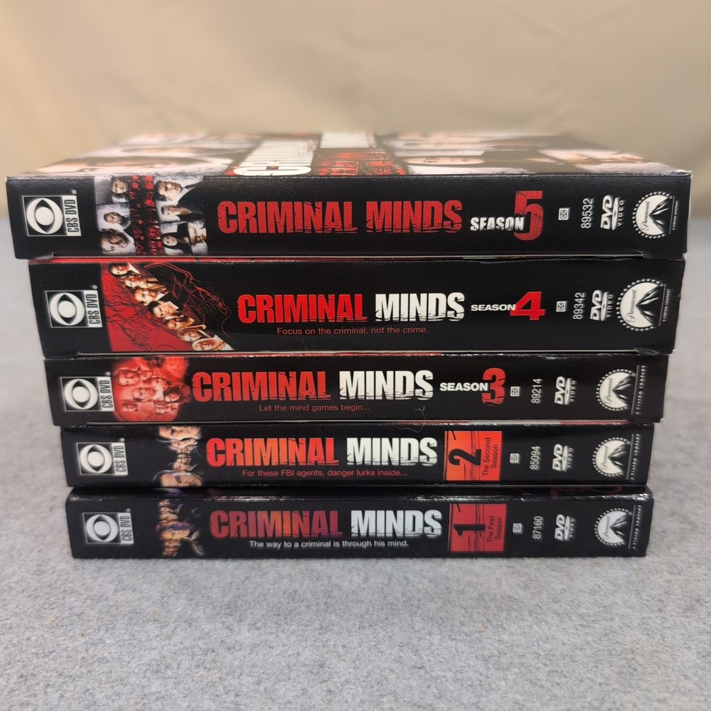 Criminal Minds Seasons 1-5 DVD Bundle Box Set FBI Crime Drama Series VG - Picture 1 of 4